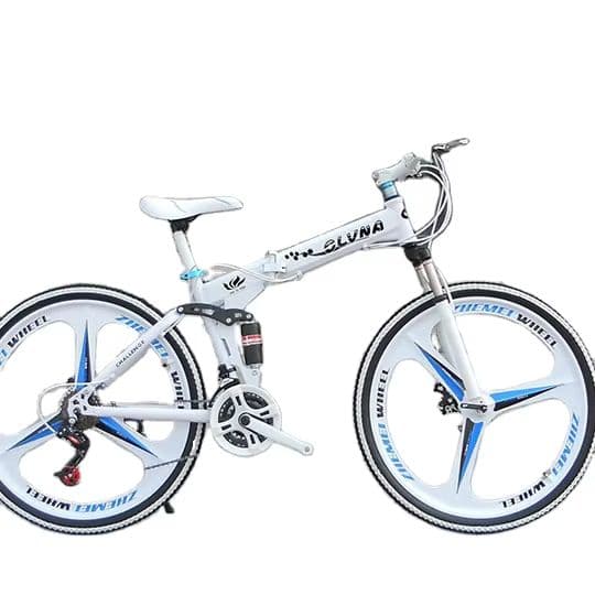 Vielseitiges 26-Zoll-Falt-Mountainbike mit 21-Gang-Schaltung und Scheibenbremsen-sku-4