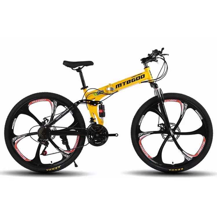 Vielseitiges faltbares Mountainbike mit Scheibenbremsen und mehreren Größen für Erwachsene-sku-3