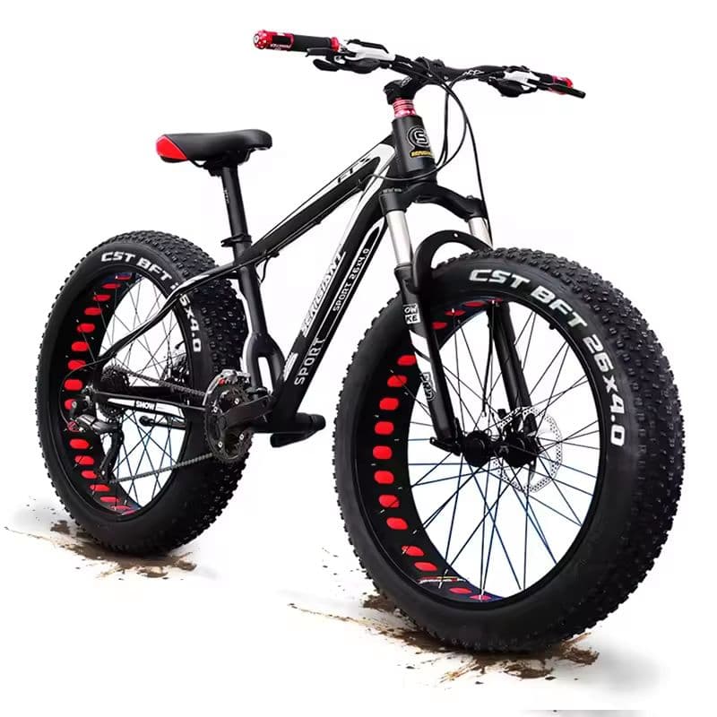 Wholesale 26-Inch Snow Bike with 4.0 Fat Tires for All-Terrain Performance-sku-1