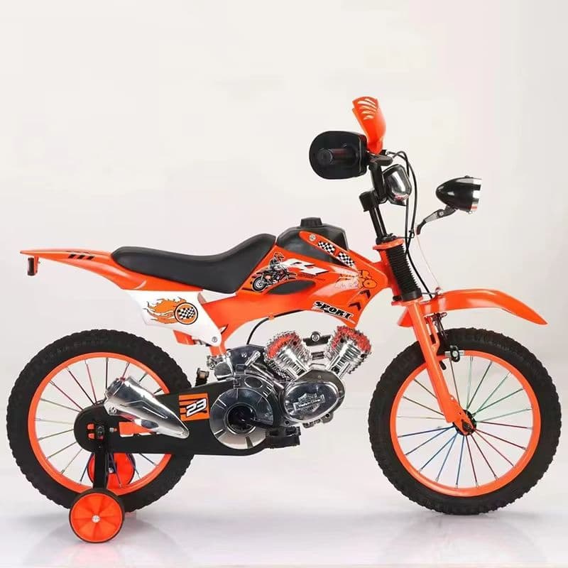 Durable 12-Inch Kids Bike with Training Wheels for All Ages-sku-1
