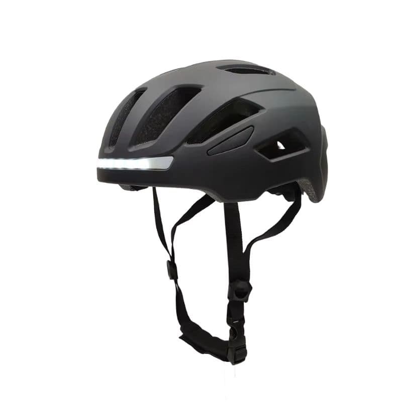 CE-zertifizierter verstellbarer Fahrradhelm mit LED-Lichtern vorne und hinten-sku-8